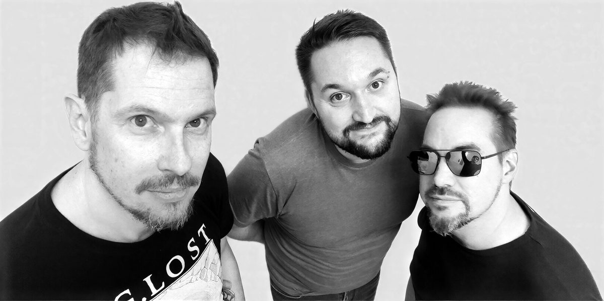 Wirred von links: Sam, Dave und Jamie